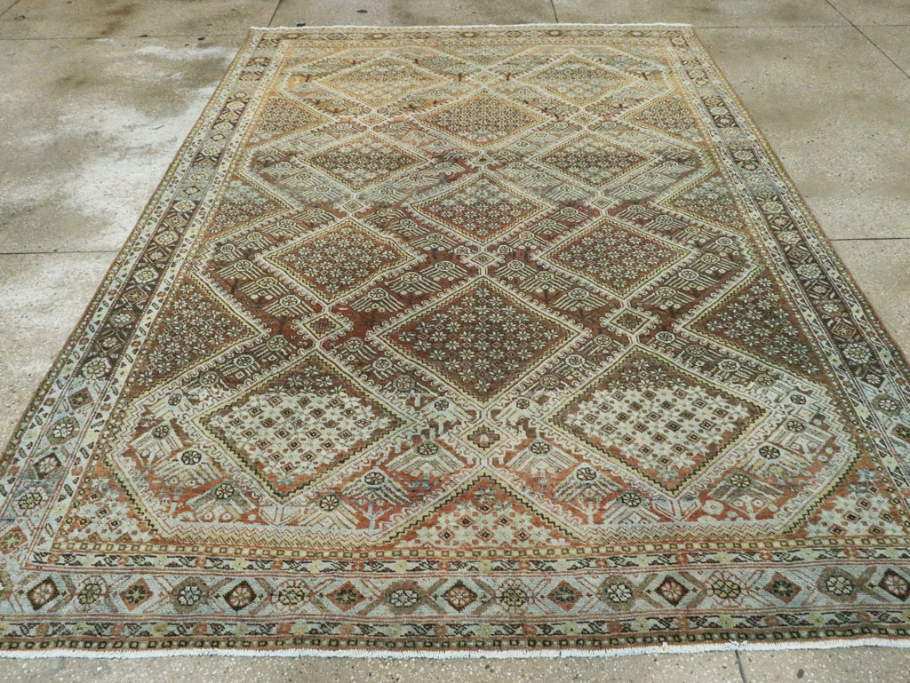 Antique Persian Afshar Small Room Size Carpet, No.28730 - Galerie Shabab