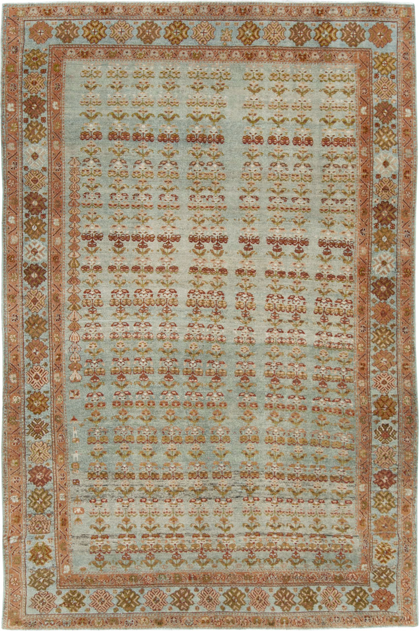 Antique Persian Malayer Accent Rug, No.28731 - Galerie Shabab