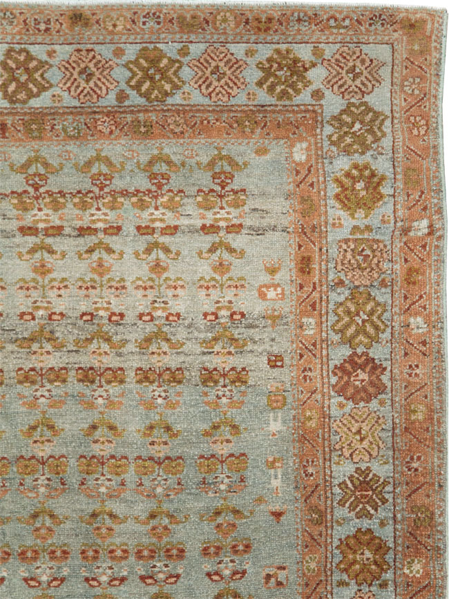 Antique Persian Malayer Accent Rug, No.28731 - Galerie Shabab