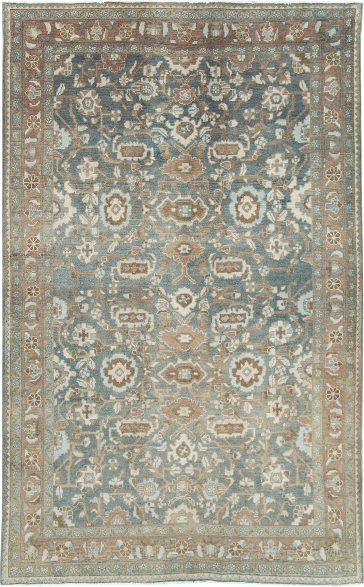 Vintage Persian Malayer Accent Rug, No.28732 - Galerie Shabab