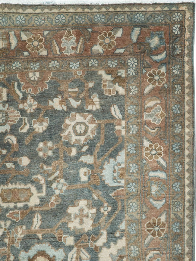 Vintage Persian Malayer Accent Rug, No.28732 - Galerie Shabab