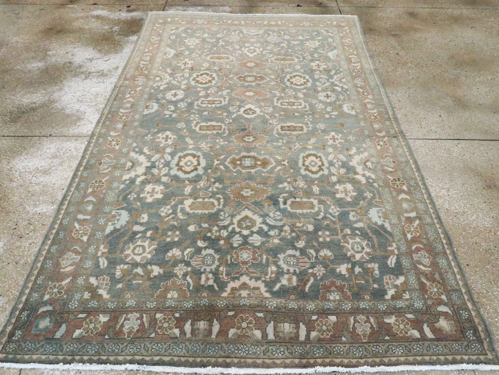 Vintage Persian Malayer Accent Rug, No.28732 - Galerie Shabab