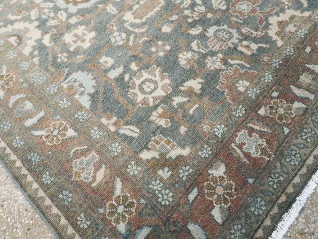 Vintage Persian Malayer Accent Rug, No.28732 - Galerie Shabab