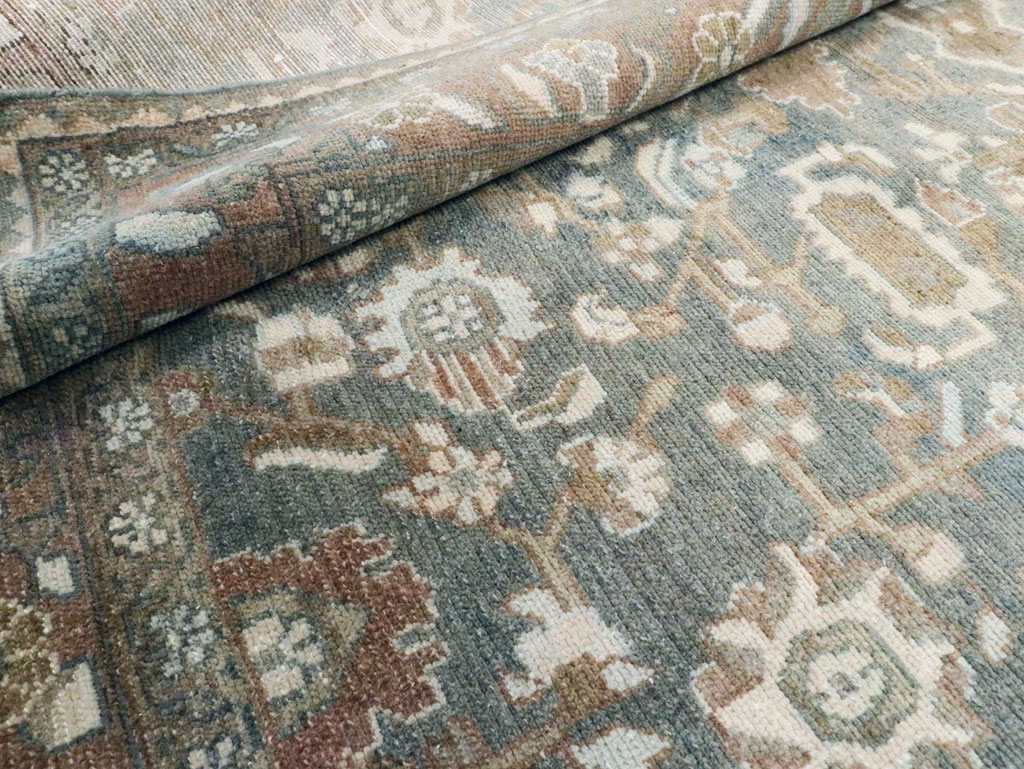 Vintage Persian Malayer Accent Rug, No.28732 - Galerie Shabab