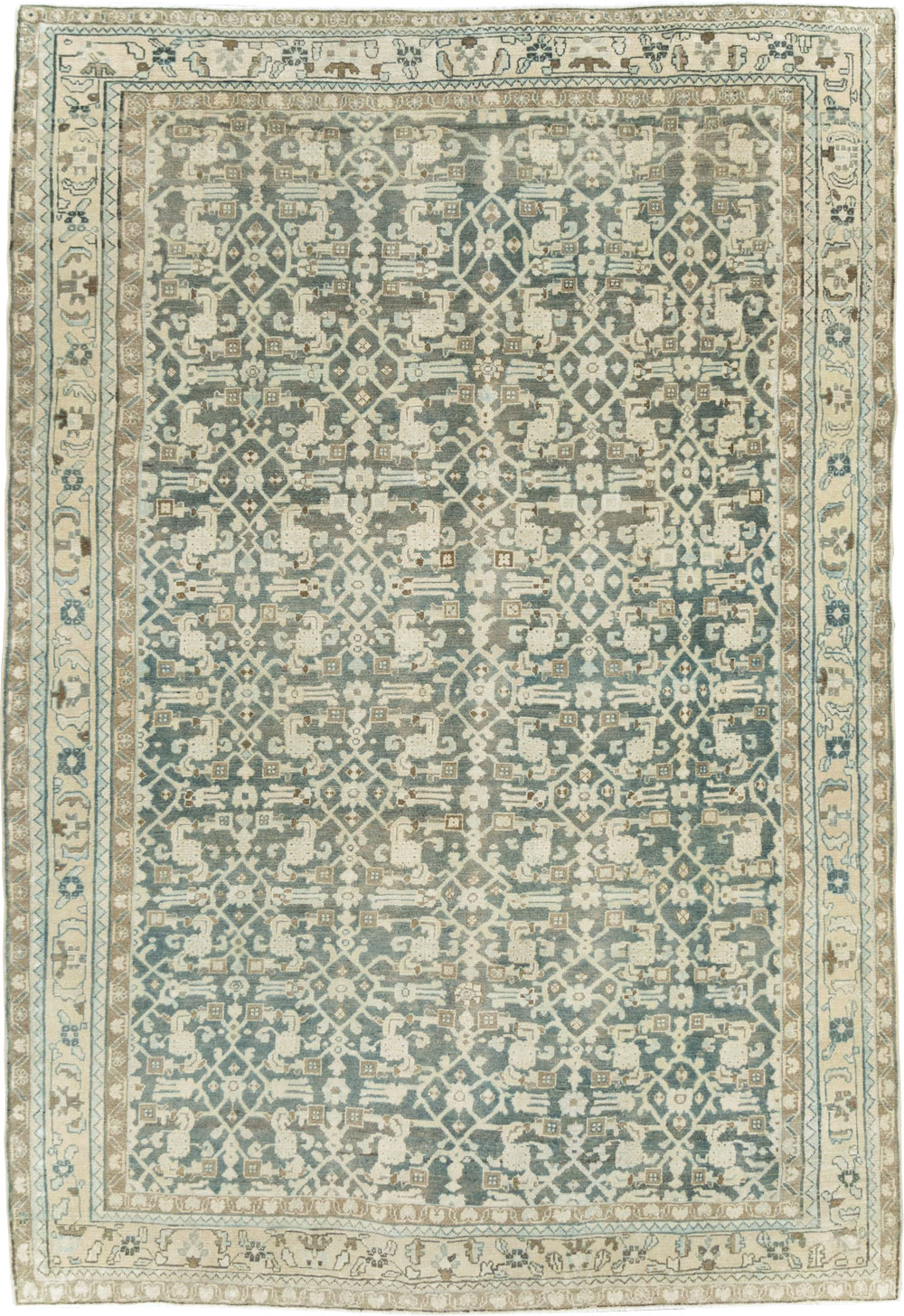 Vintage Persian Malayer Carpet, No.28736 - Galerie Shabab