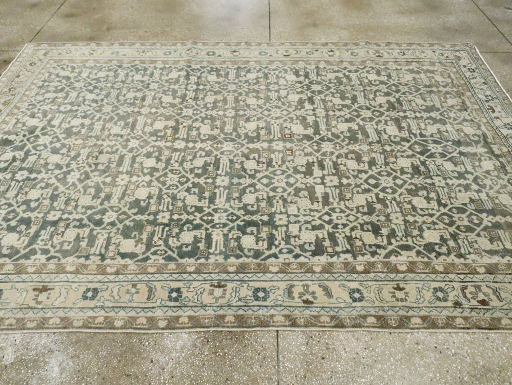 Vintage Persian Malayer Carpet, No.28736 - Galerie Shabab