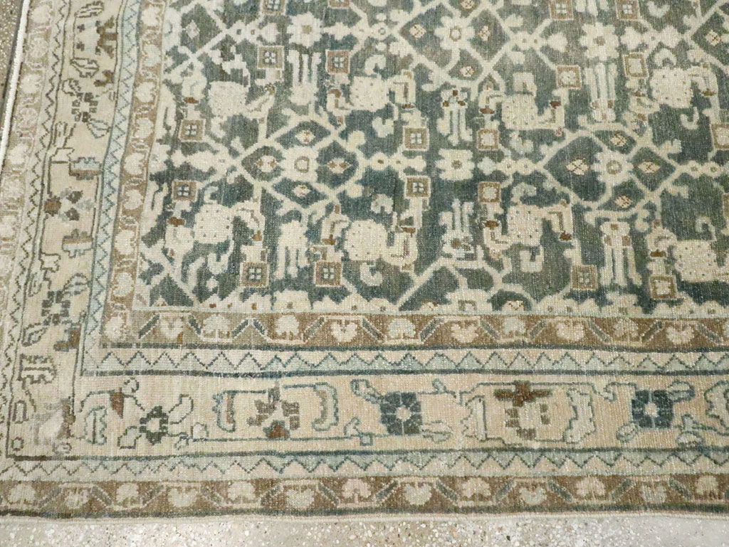Vintage Persian Malayer Carpet, No.28736 - Galerie Shabab