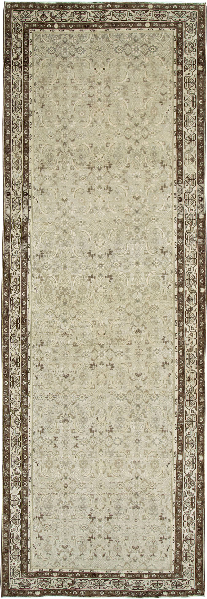 Vintage Persian Malayer Gallery Carpet, No.28737 - Galerie Shabab