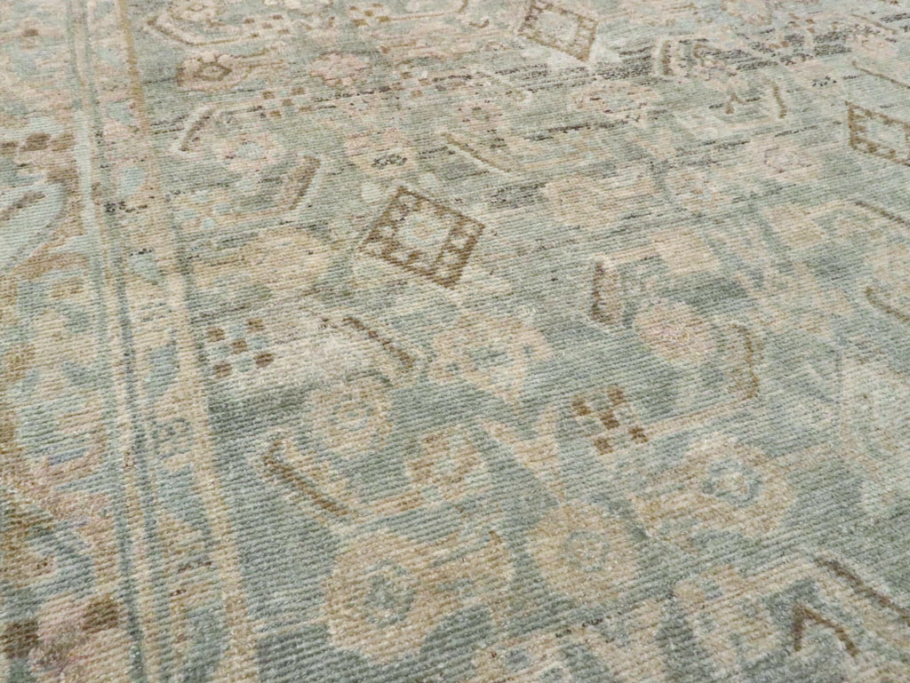 Vintage Persian Malayer Wide Gallery Runner, No.28739 - Galerie Shabab