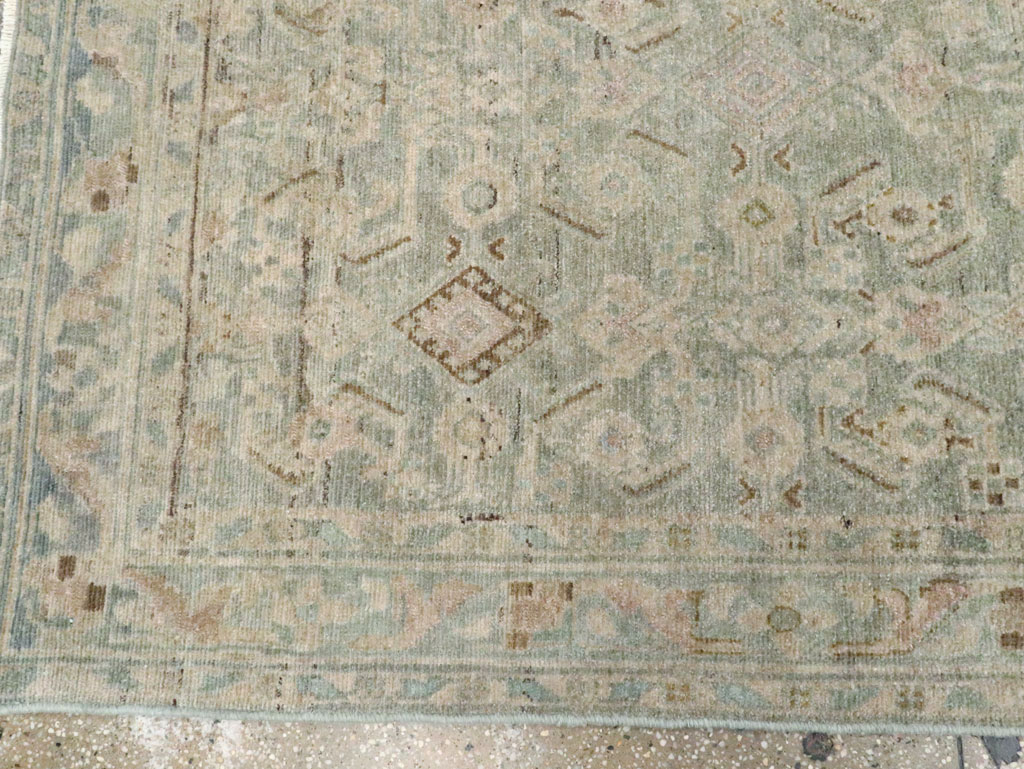 Vintage Persian Malayer Wide Gallery Runner, No.28739 - Galerie Shabab