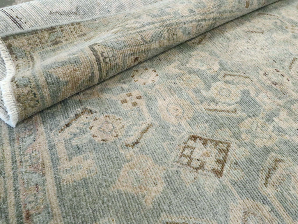 Vintage Persian Malayer Wide Gallery Runner, No.28739 - Galerie Shabab