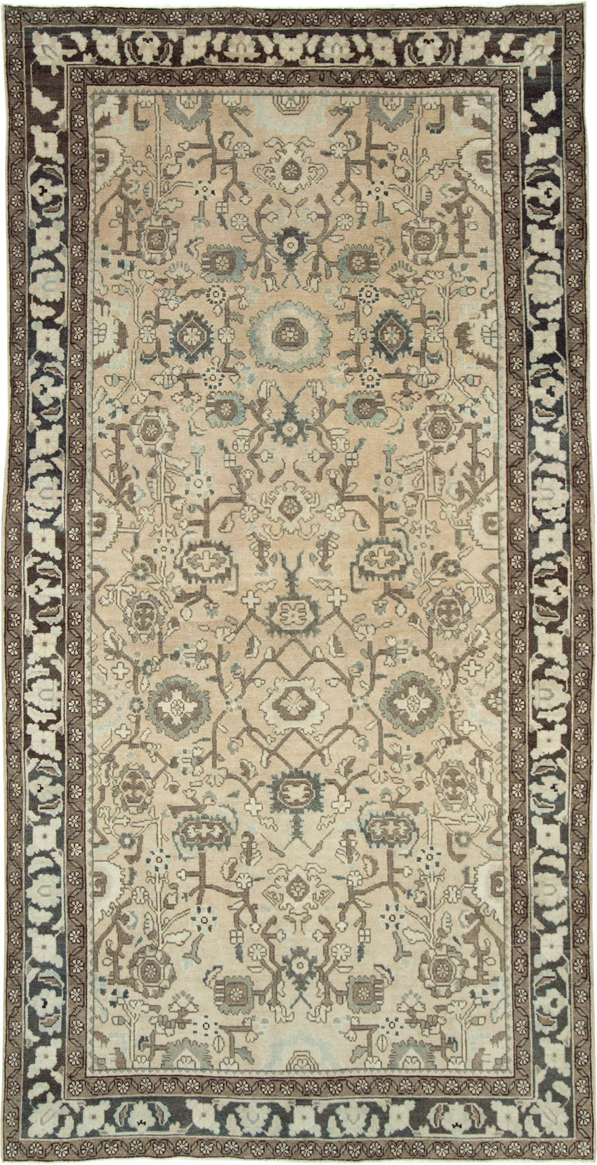 Vintage Persian Malayer Gallery Carpet, No.28740 - Galerie Shabab