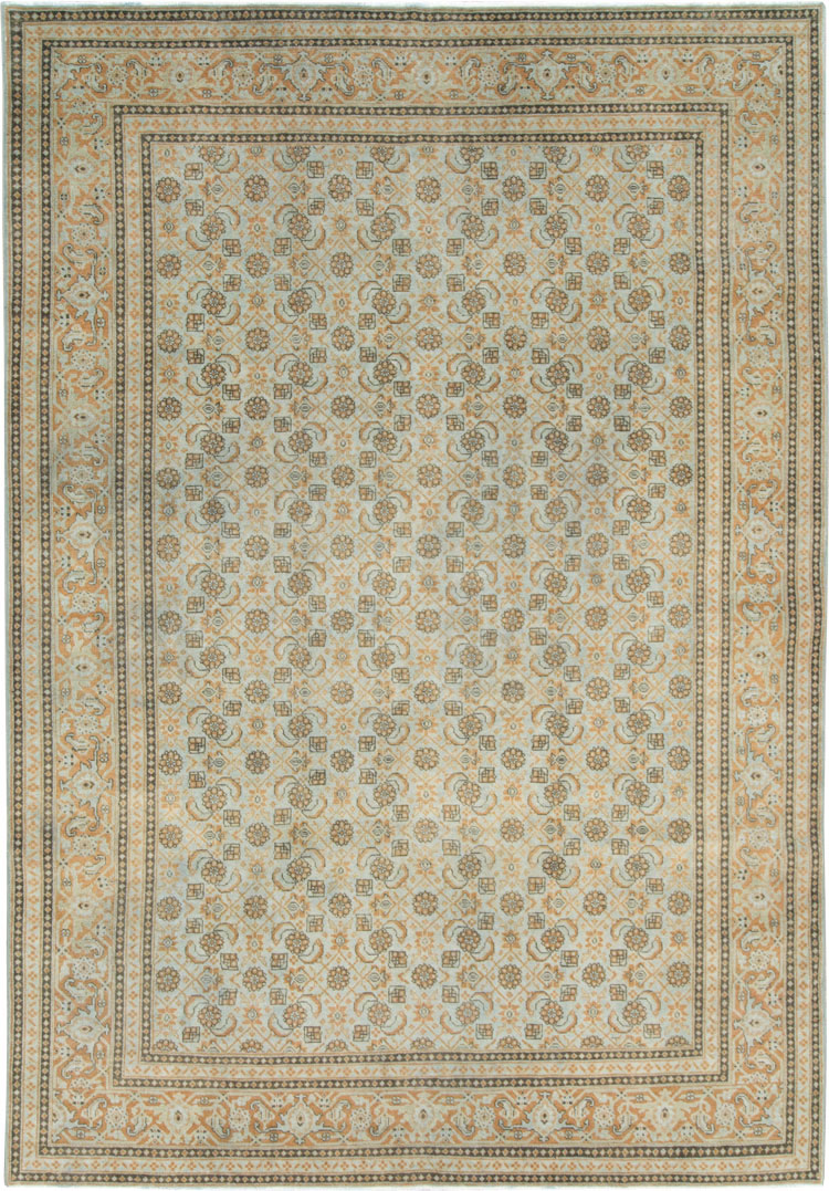 Vintage Persian Tabriz Carpet , No.28741 - Galerie Shabab