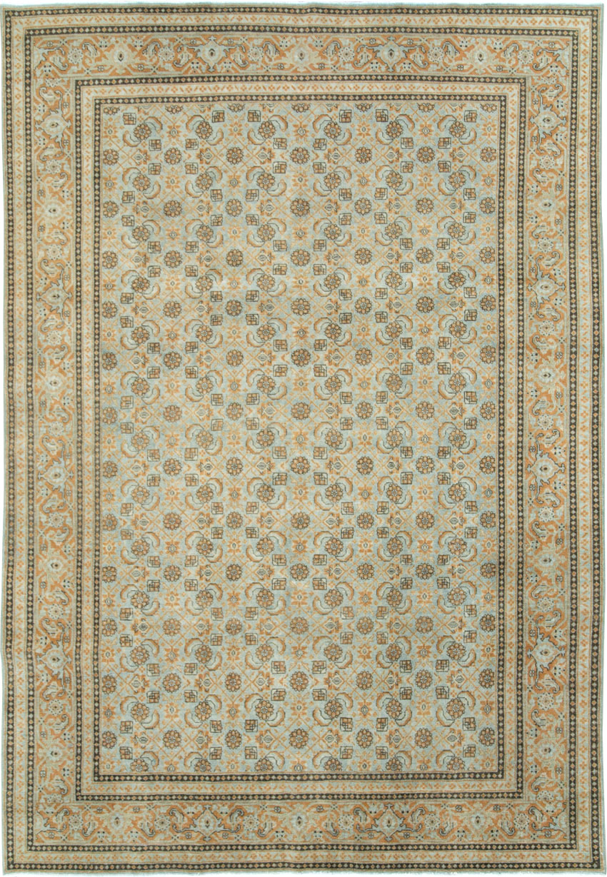 Vintage Persian Tabriz Carpet , No.28742 - Galerie Shabab