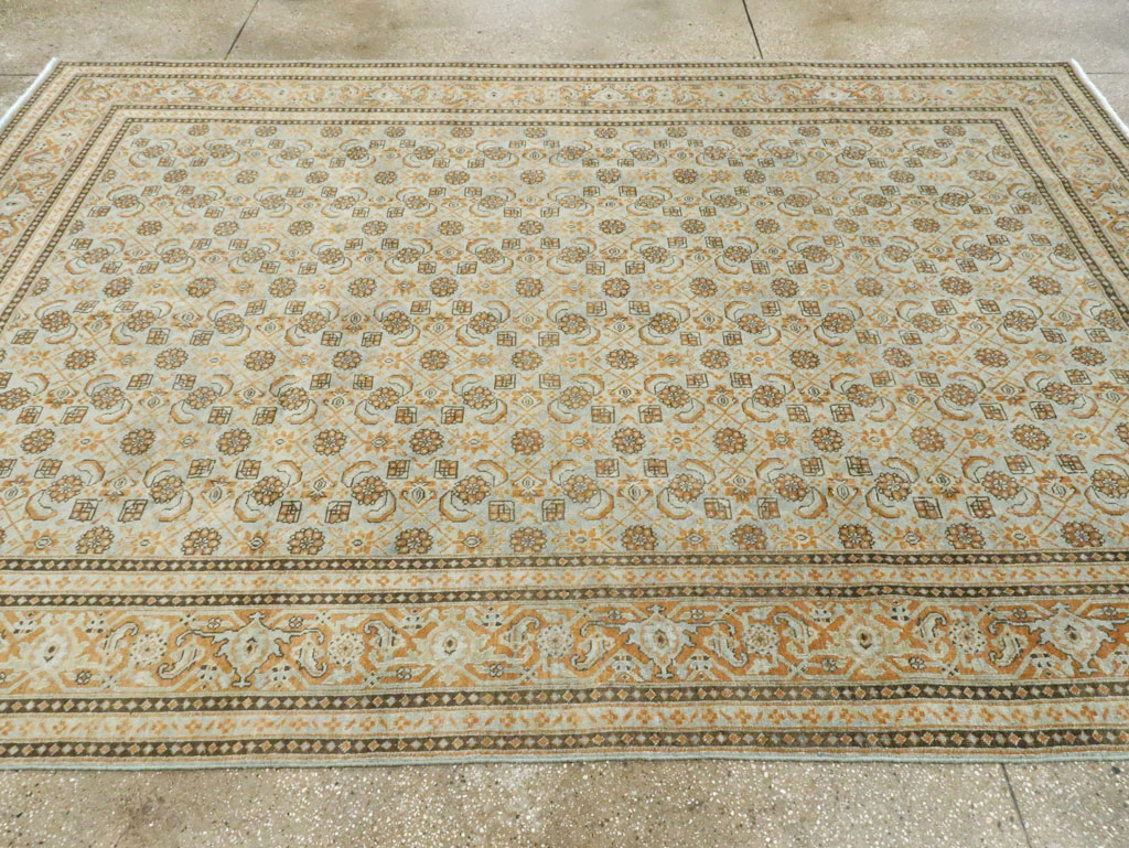 Vintage Persian Tabriz Carpet , No.28742 - Galerie Shabab