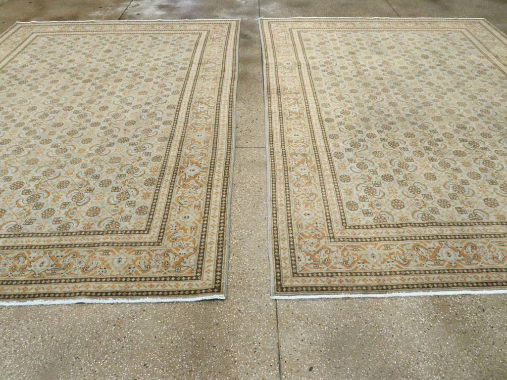 Vintage Persian Tabriz Carpet , No.28742 - Galerie Shabab