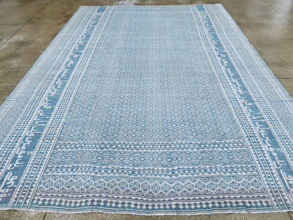 Vintage Persian Flatweave Room Size Carpet, No.28744 - Galerie Shabab