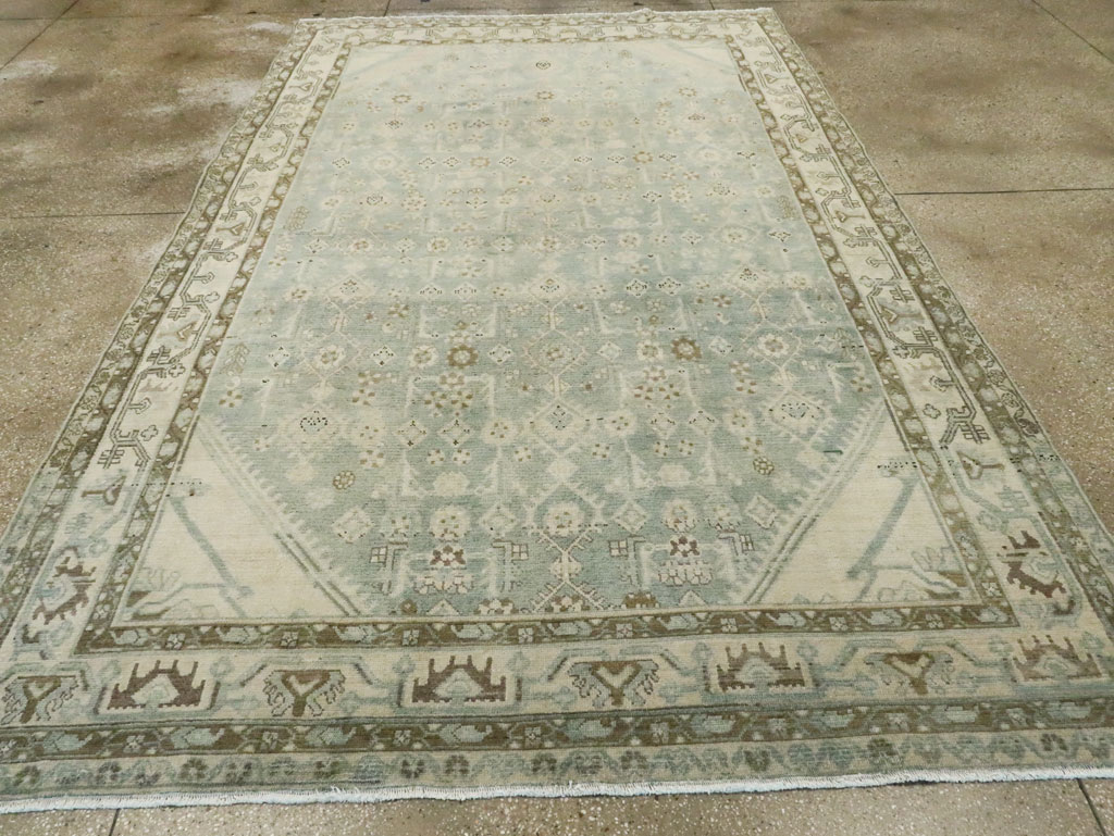 Vintage Persian Malayer Accent Carpet, No.28746 - Galerie Shabab