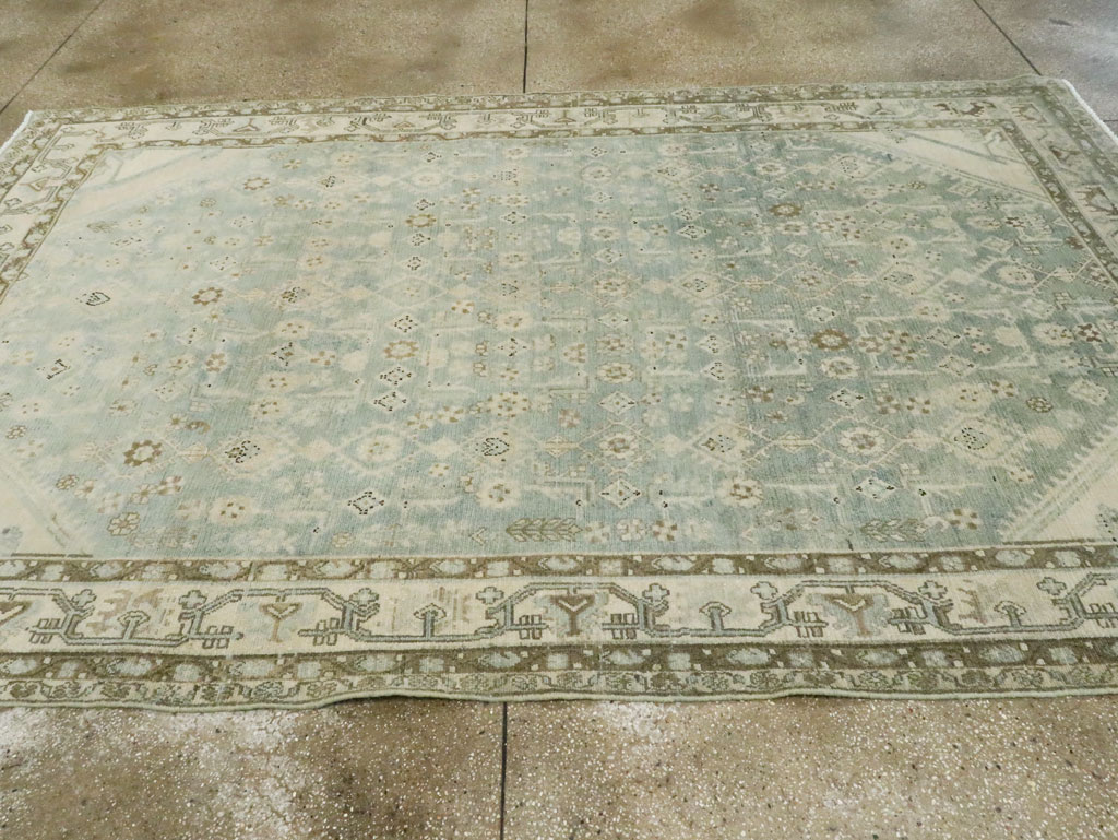 Vintage Persian Malayer Accent Carpet, No.28746 - Galerie Shabab