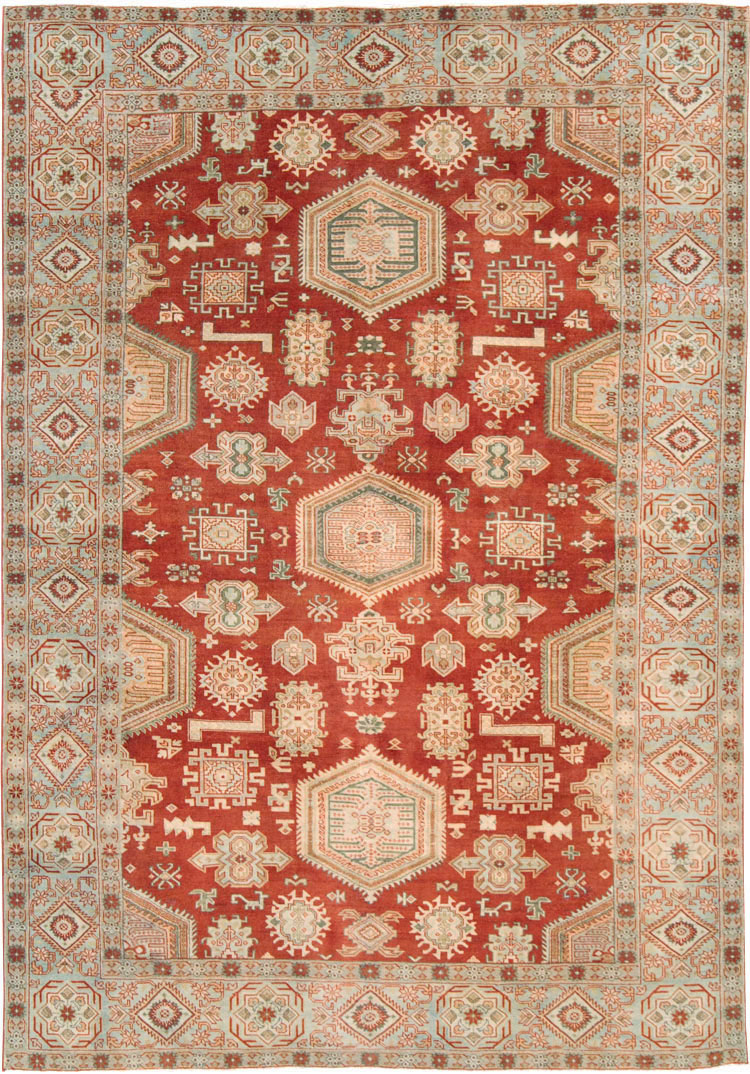 Vintage Persian Tabriz Carpet, No.28747 - Galerie Shabab