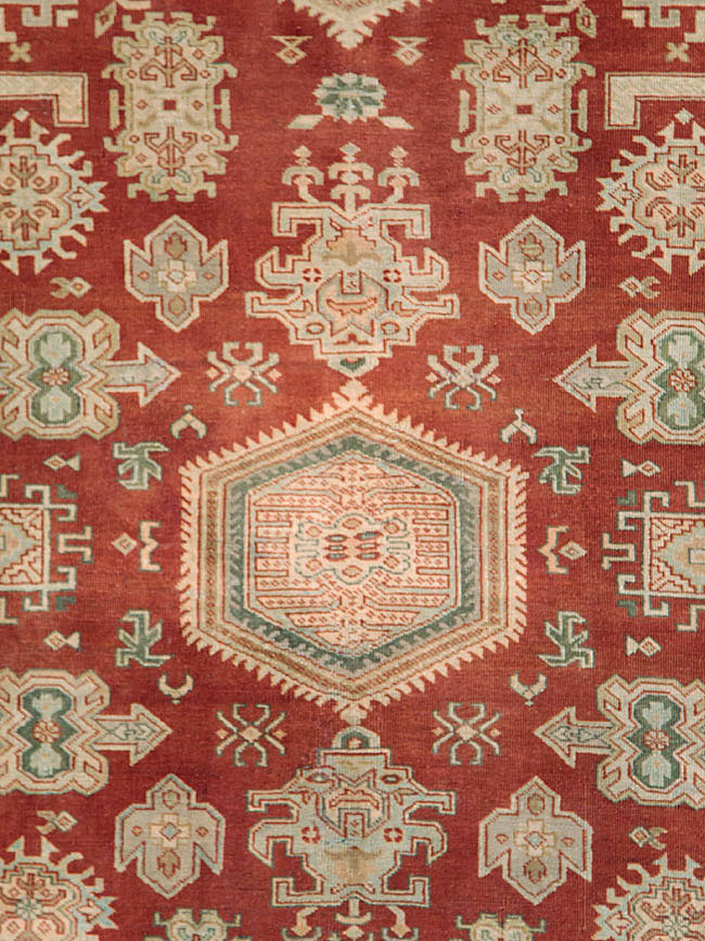 Vintage Persian Tabriz Carpet, No.28747 - Galerie Shabab