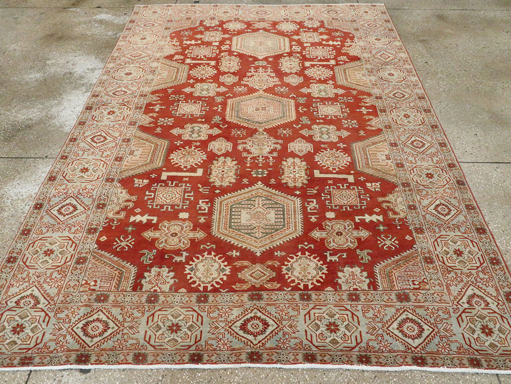 Vintage Persian Tabriz Carpet, No.28747 - Galerie Shabab