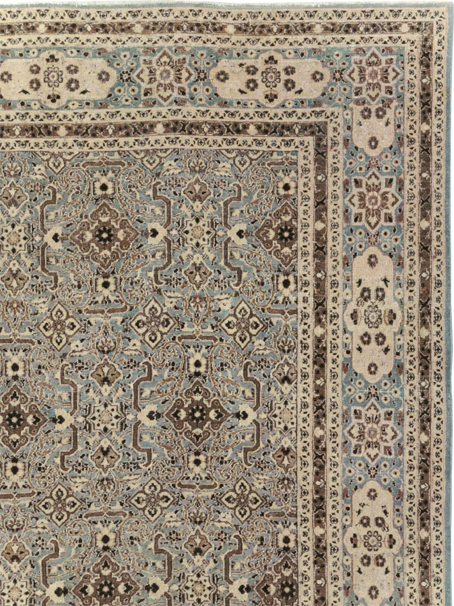 Antique Persian Mashad Room Size Carpet, No.28748 - Galerie Shabab