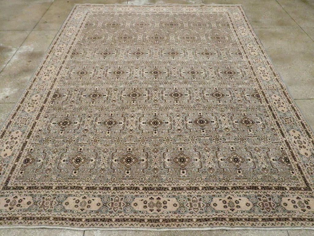 Antique Persian Mashad Room Size Carpet, No.28748 - Galerie Shabab