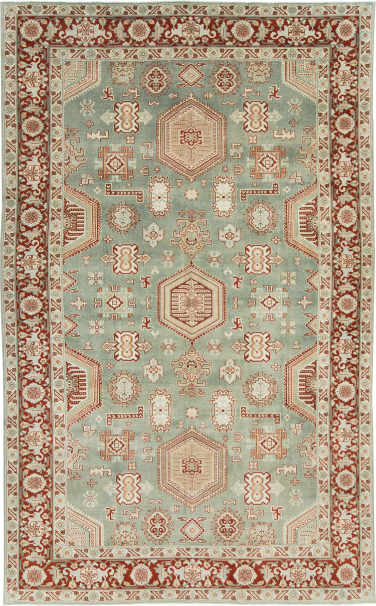 Vintage Persian Tabriz Carpet, No.28749 - Galerie Shabab