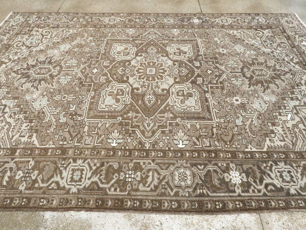 Vintage Persian Heriz Carpet, No.28750 - Galerie Shabab