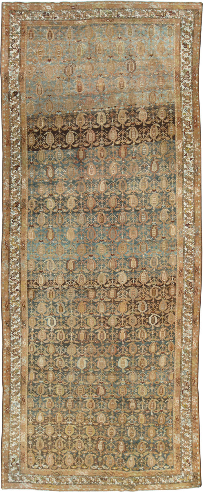 Antique Persian Malayer Large Gallery Carpet, No.28751 - Galerie Shabab
