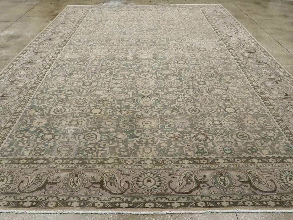 Vintage Persian Malayer Carpet, No.28752 - Galerie Shabab