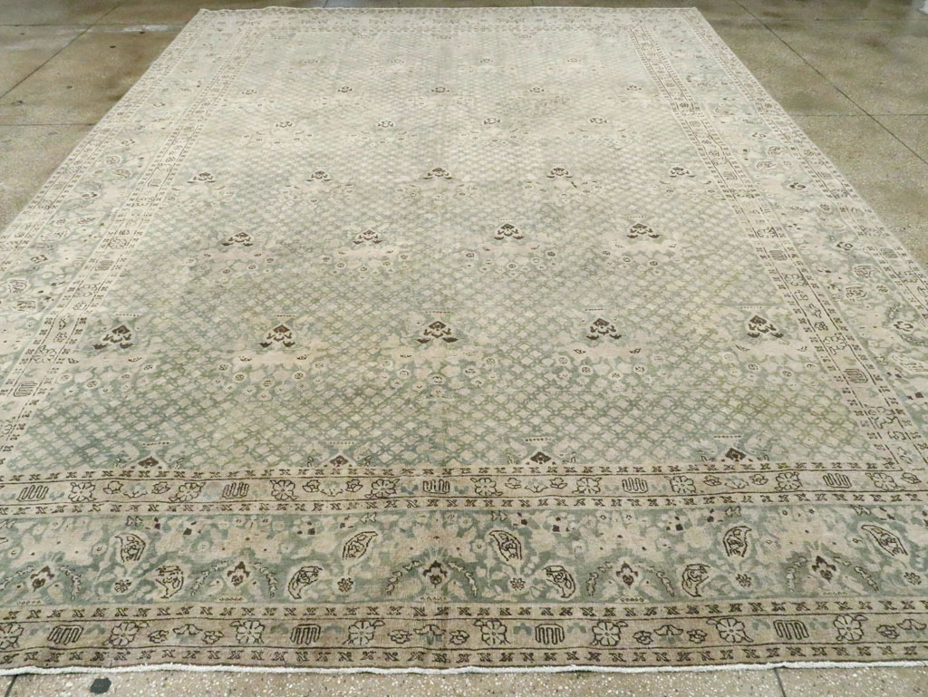 Vintage Persian Tabriz Carpet, No.28753 - Galerie Shabab