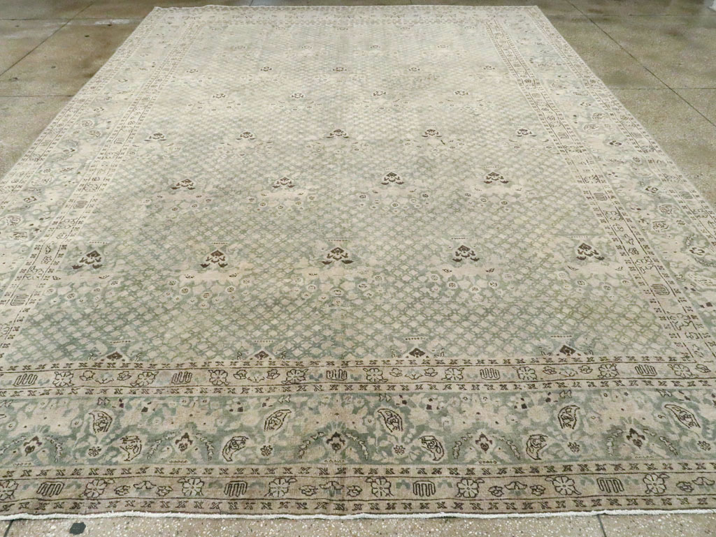 Vintage Persian Tabriz Carpet, No.28753 - Galerie Shabab