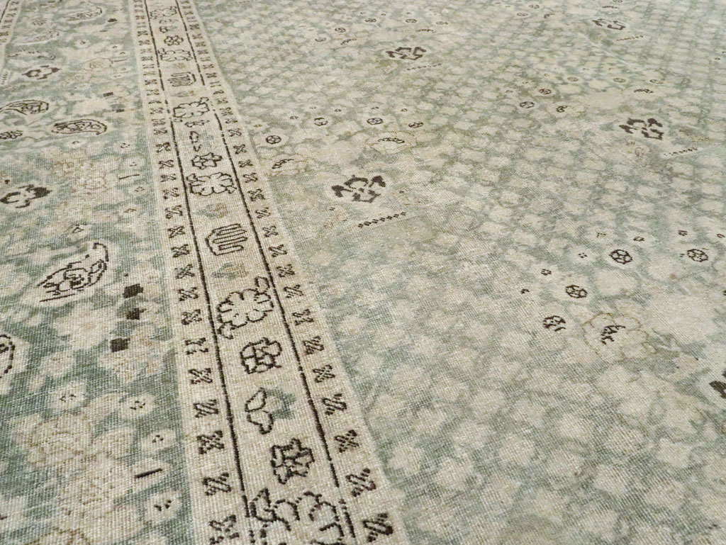 Vintage Persian Tabriz Carpet, No.28753 - Galerie Shabab