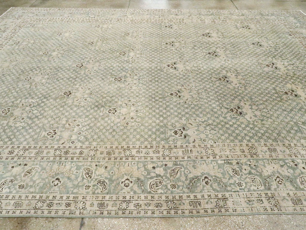 Vintage Persian Tabriz Carpet, No.28753 - Galerie Shabab