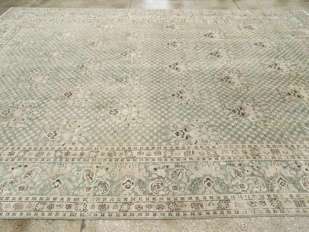Vintage Persian Tabriz Carpet, No.28753 - Galerie Shabab