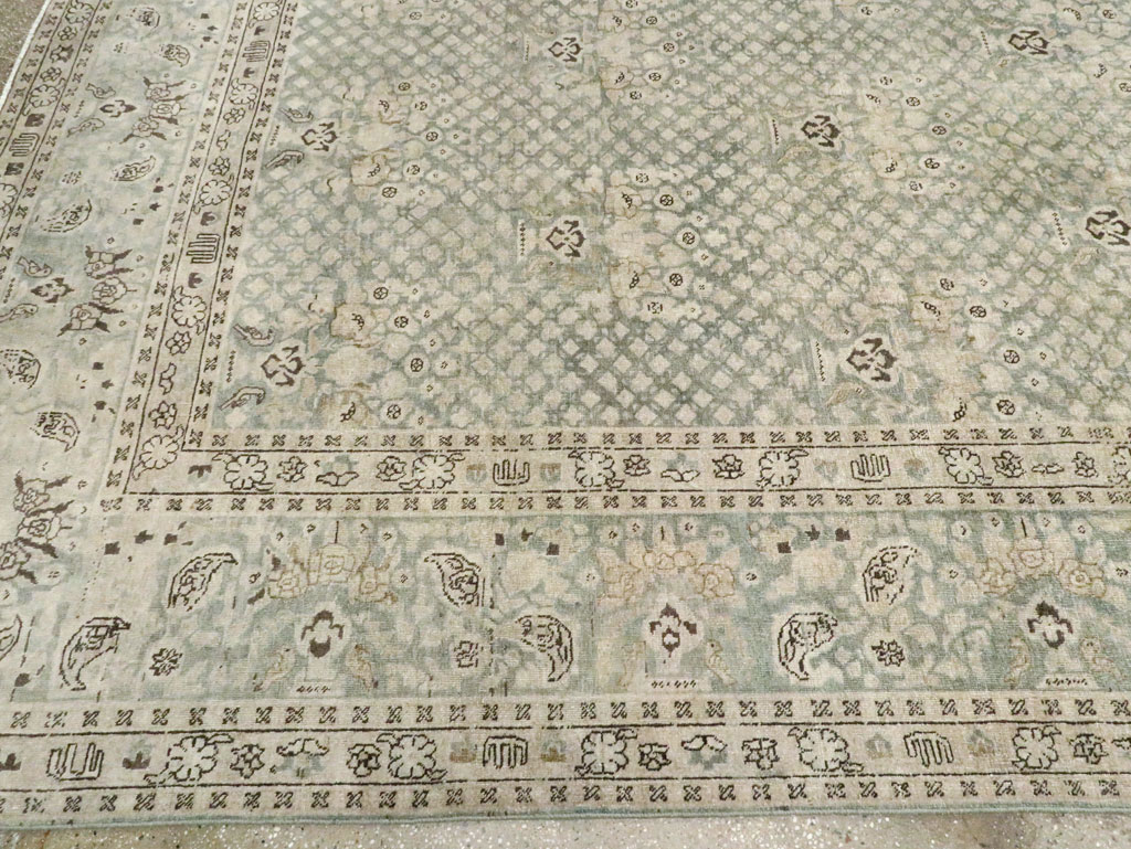 Vintage Persian Tabriz Carpet, No.28753 - Galerie Shabab