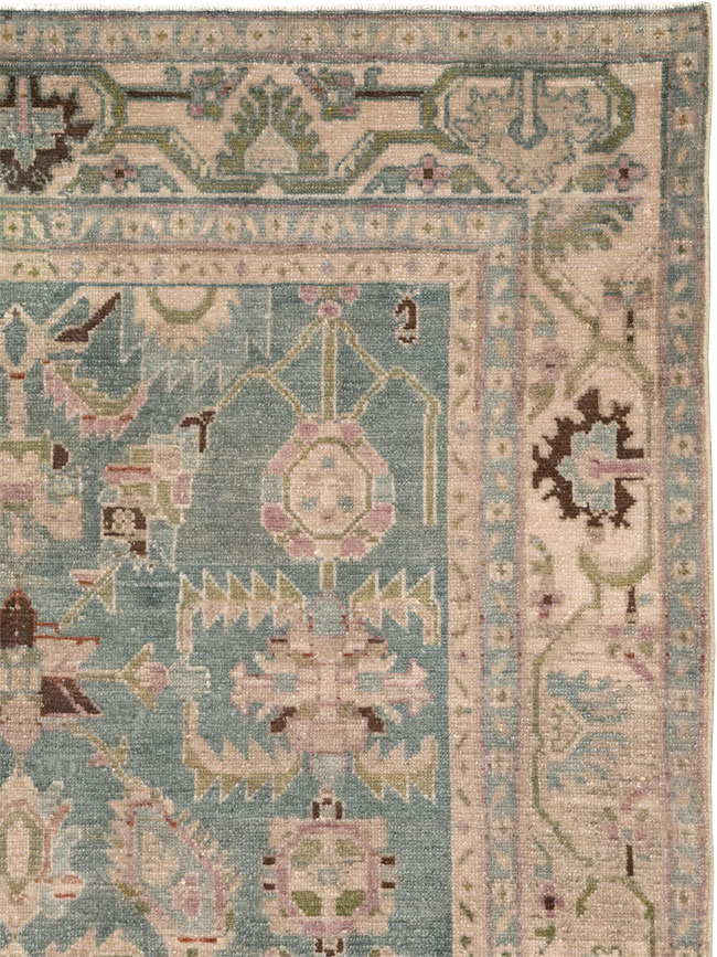 Vintage Persian Malayer Accent Rug, No.28757 - Galerie Shabab