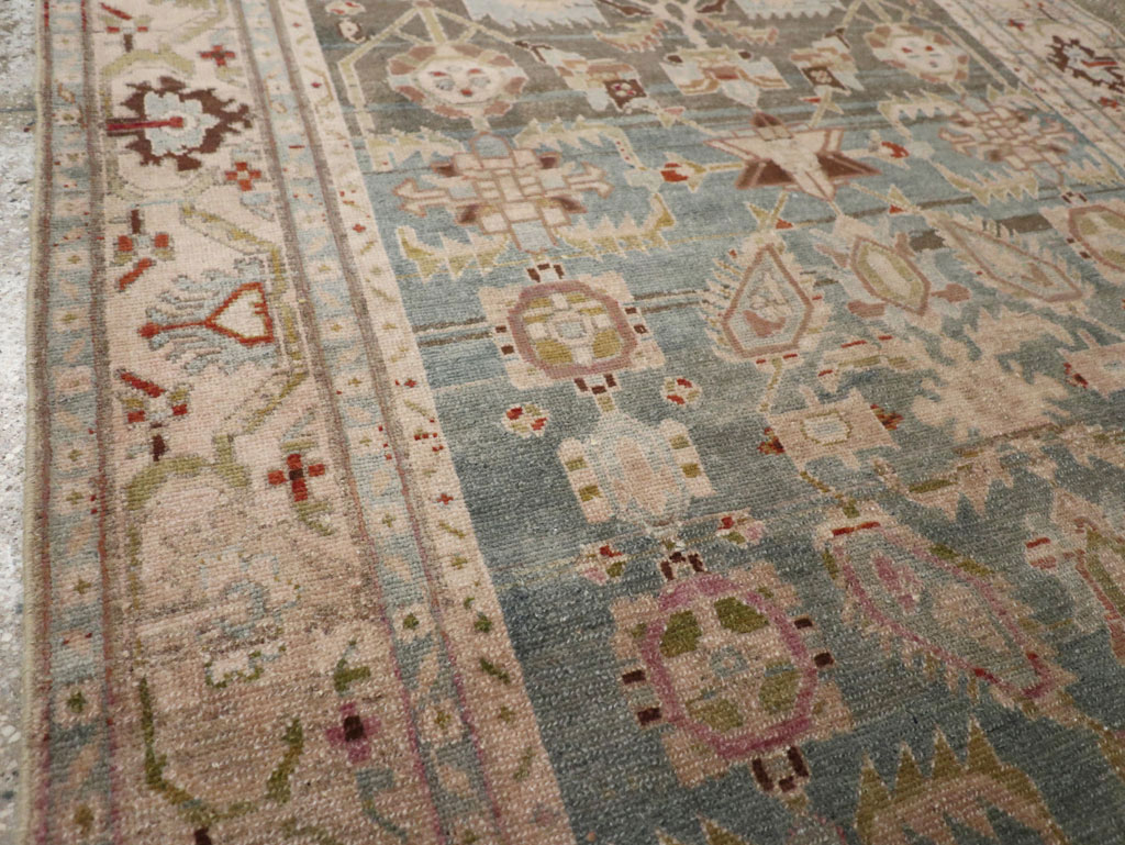 Vintage Persian Malayer Accent Rug, No.28757 - Galerie Shabab