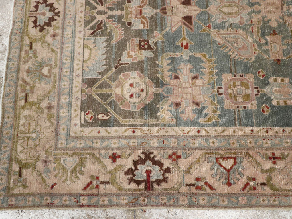 Vintage Persian Malayer Accent Rug, No.28757 - Galerie Shabab