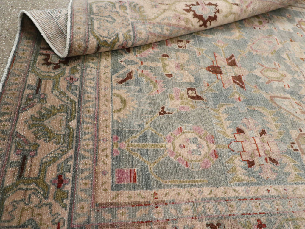 Vintage Persian Malayer Accent Rug, No.28757 - Galerie Shabab