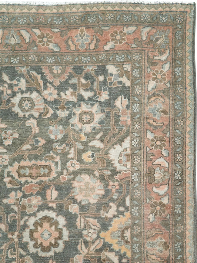 Vintage Persian Malayer Accent Rug, No.28758 - Galerie Shabab