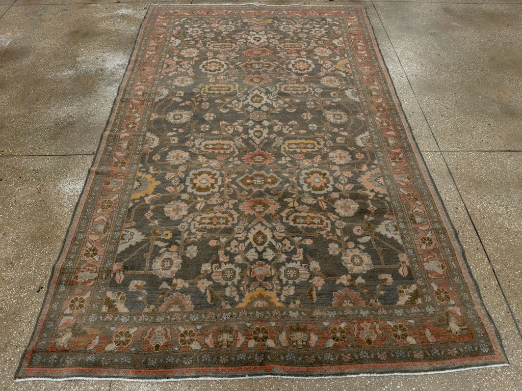 Vintage Persian Malayer Accent Rug, No.28758 - Galerie Shabab