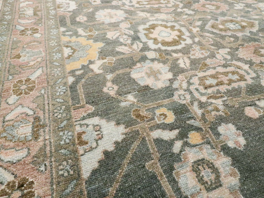 Vintage Persian Malayer Accent Rug, No.28758 - Galerie Shabab