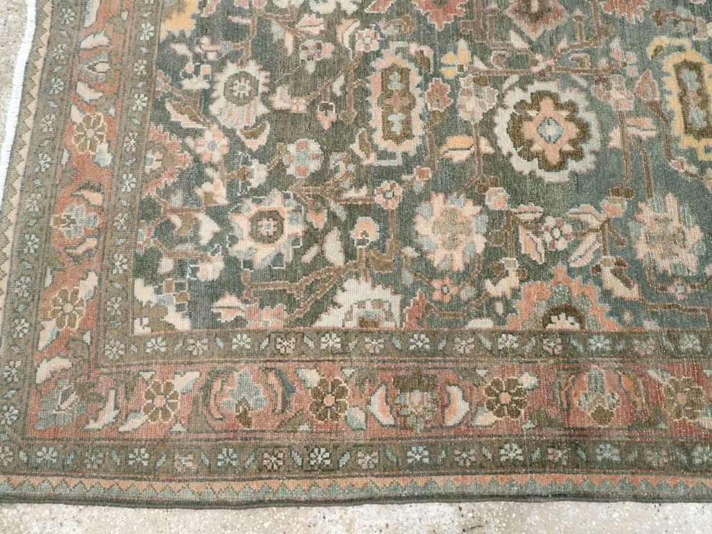 Vintage Persian Malayer Accent Rug, No.28758 - Galerie Shabab