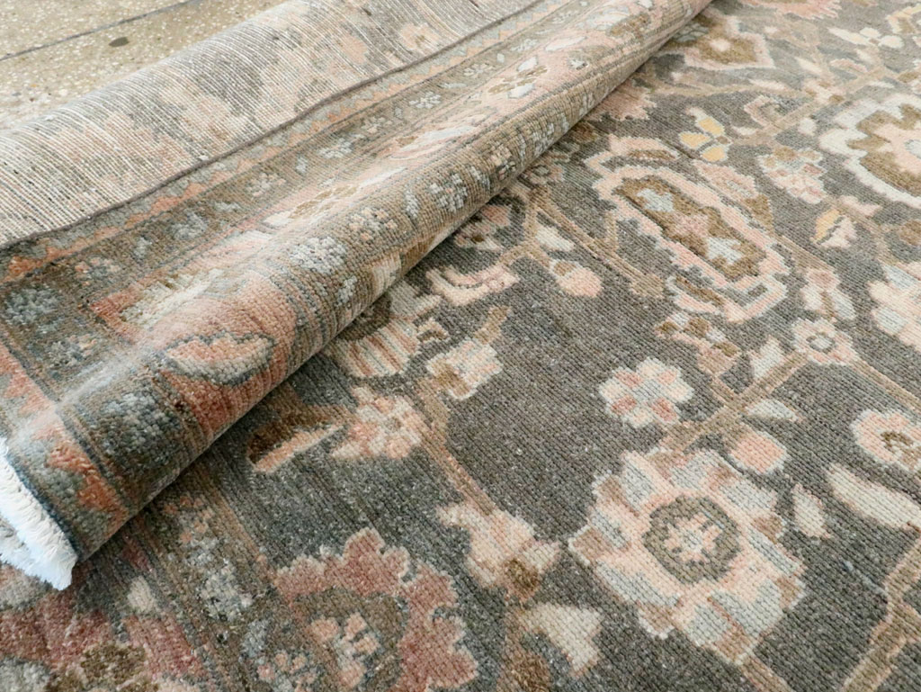 Vintage Persian Malayer Accent Rug, No.28758 - Galerie Shabab