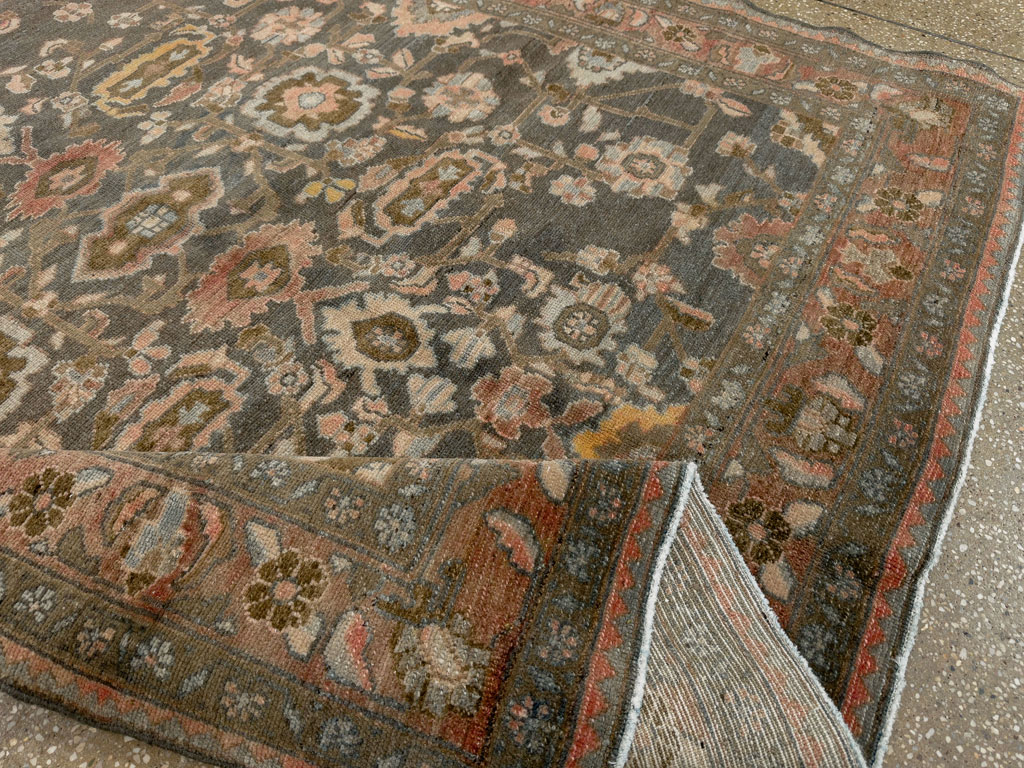 Vintage Persian Malayer Accent Rug, No.28758 - Galerie Shabab