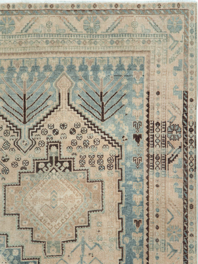 Vintage Persian Afshar Accent Rug, No.28762 - Galerie Shabab