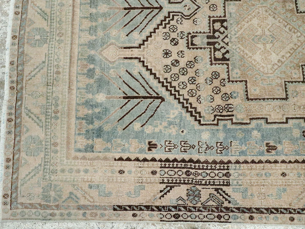 Vintage Persian Afshar Accent Rug, No.28762 - Galerie Shabab